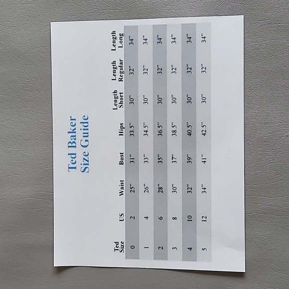 Ted Baker Charlii Mid Blue Stretch Bodycon Jersey Sheath Dress TB 4 US 10 $295 - Picture 13 of 13